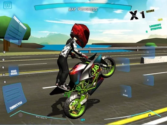 Изображение игры: Stunt Bike Freestyle