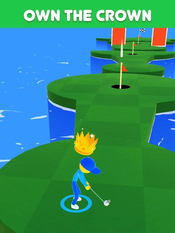 Изображение игры: Golf Race