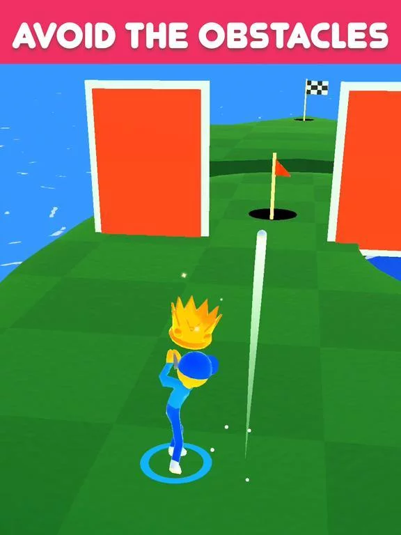 Изображение игры: Golf Race