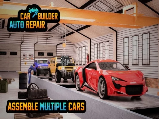 Изображение игры: Car Builder Mechanic Simulator