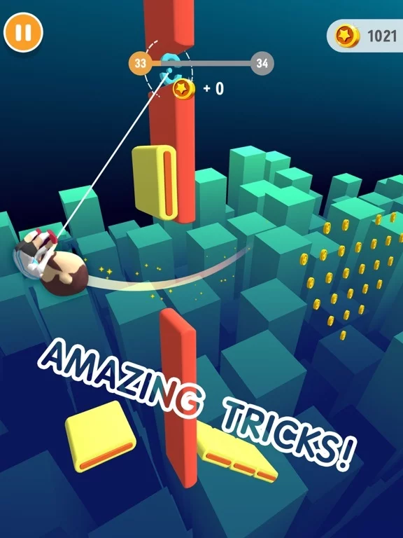Изображение игры: Swing Hero - Leap And Glide 3D