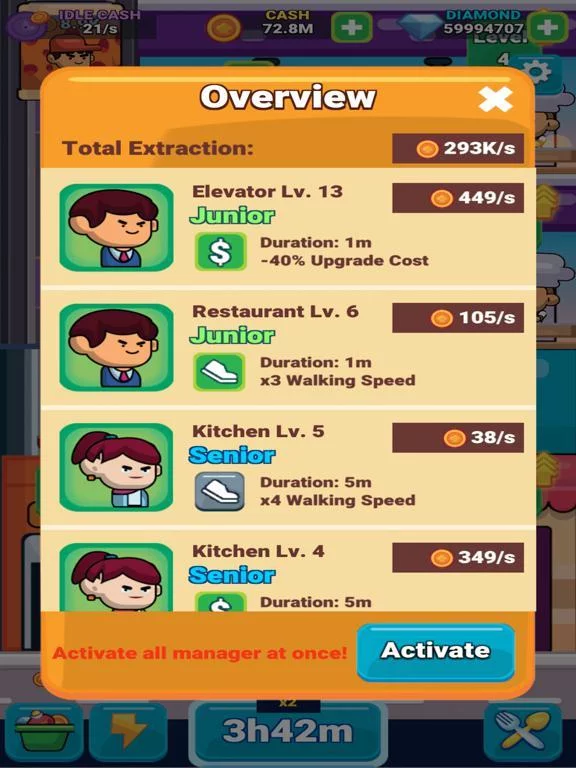 Изображение игры: Idle Restaurant.