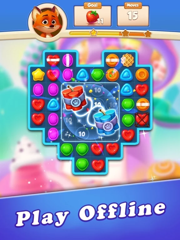 Изображение игры: Candy Bomb Smash