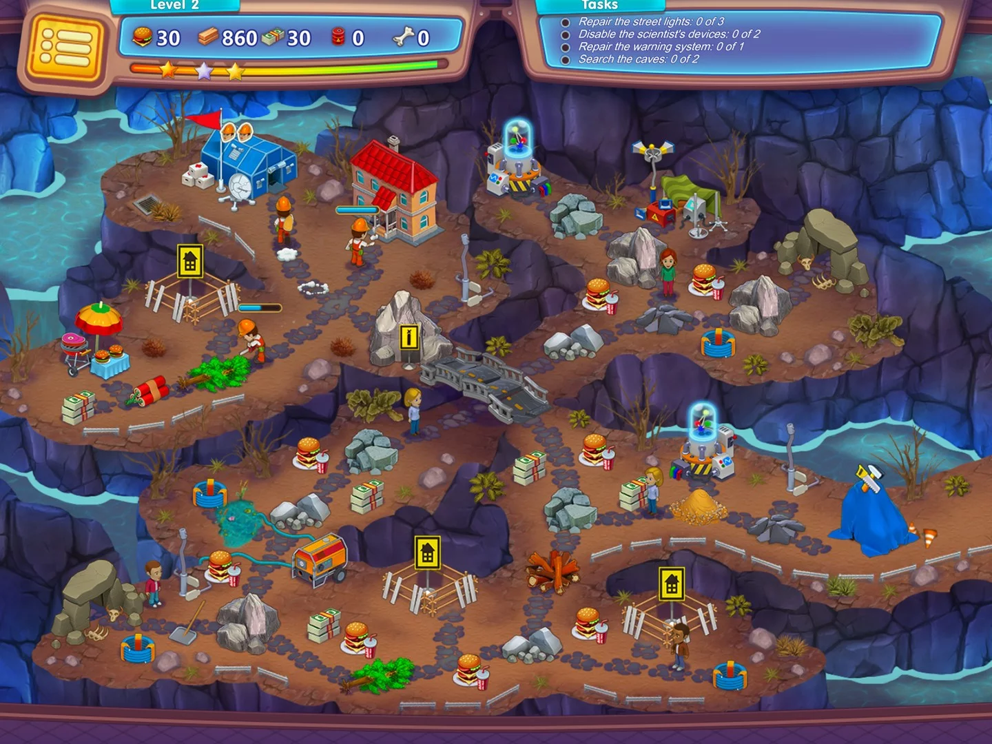 Изображение игры: Rescue Team: Evil Genius