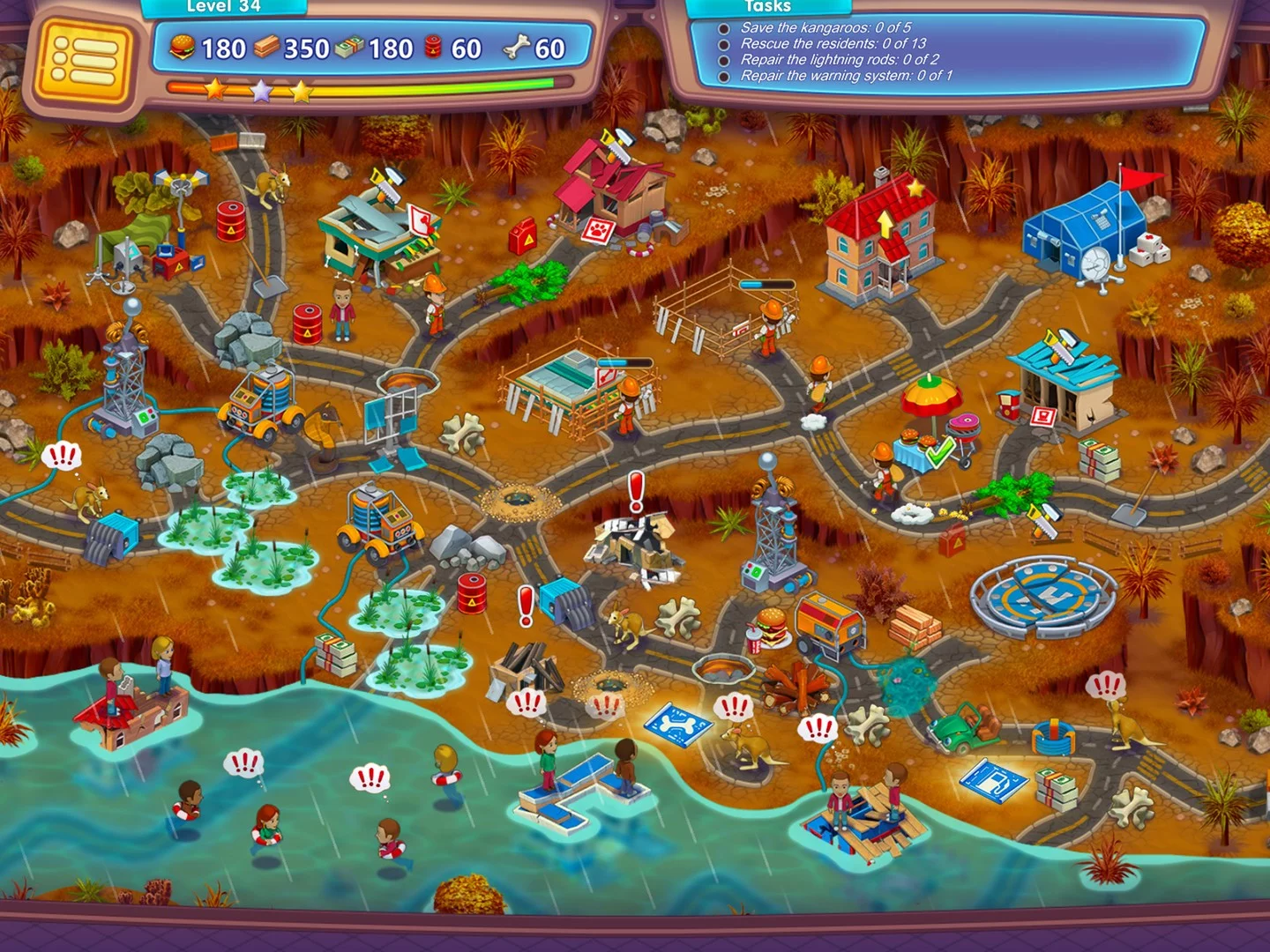 Изображение игры: Rescue Team: Evil Genius