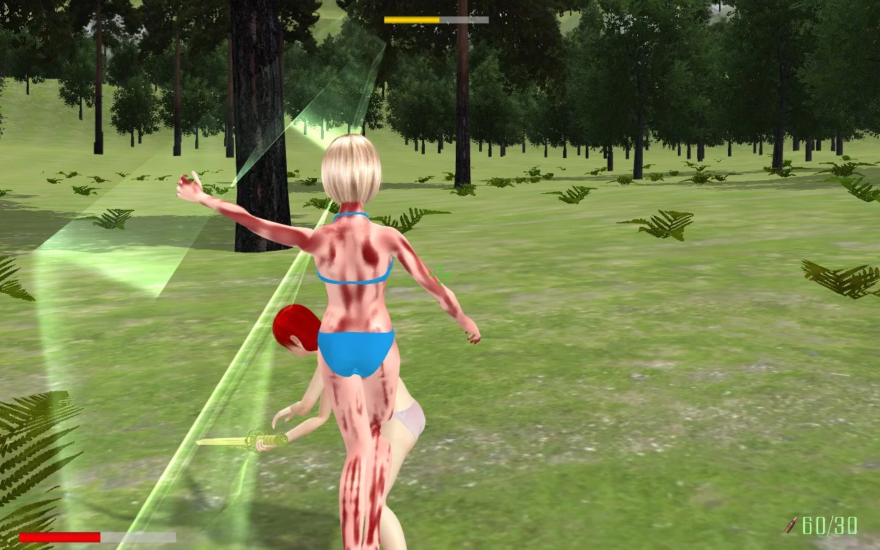 Изображение игры: Girl Kill Zombies
