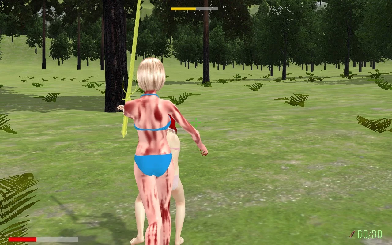 Изображение игры: Girl Kill Zombies