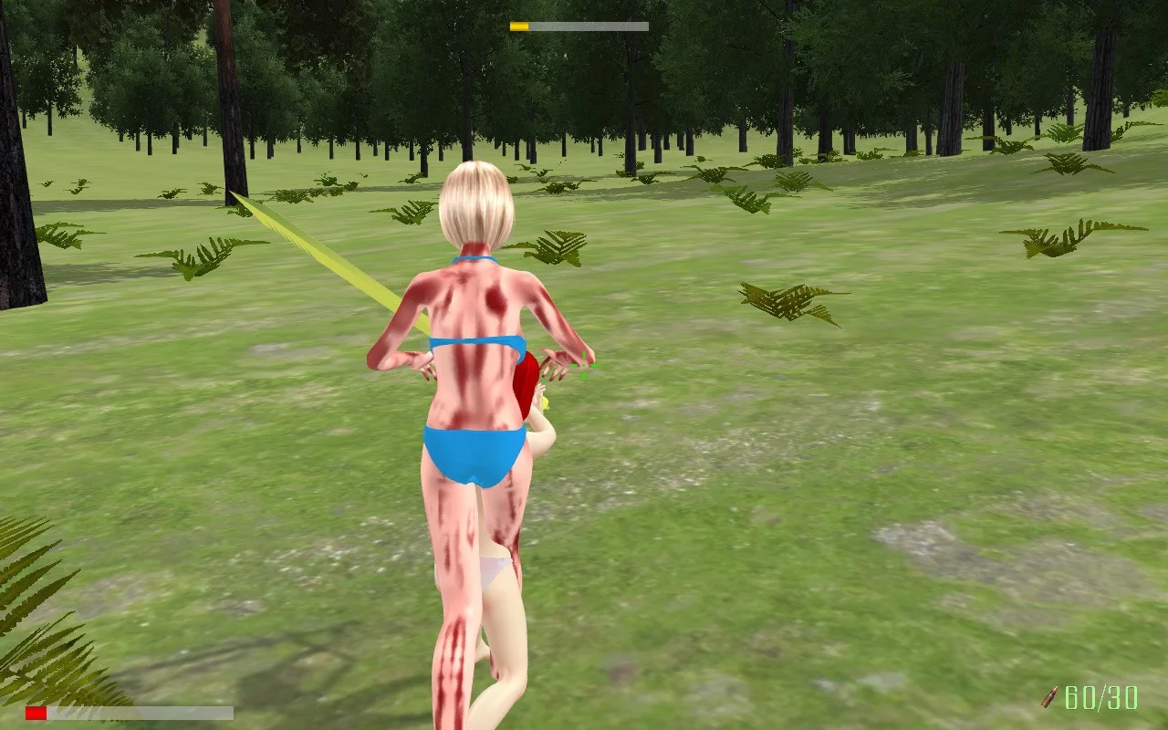 Изображение игры: Girl Kill Zombies