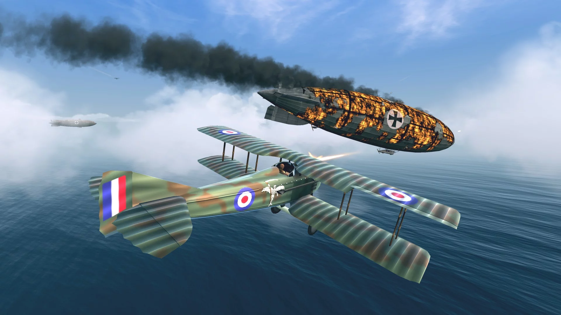 Изображение игры: Warplanes: WW1 Sky Aces