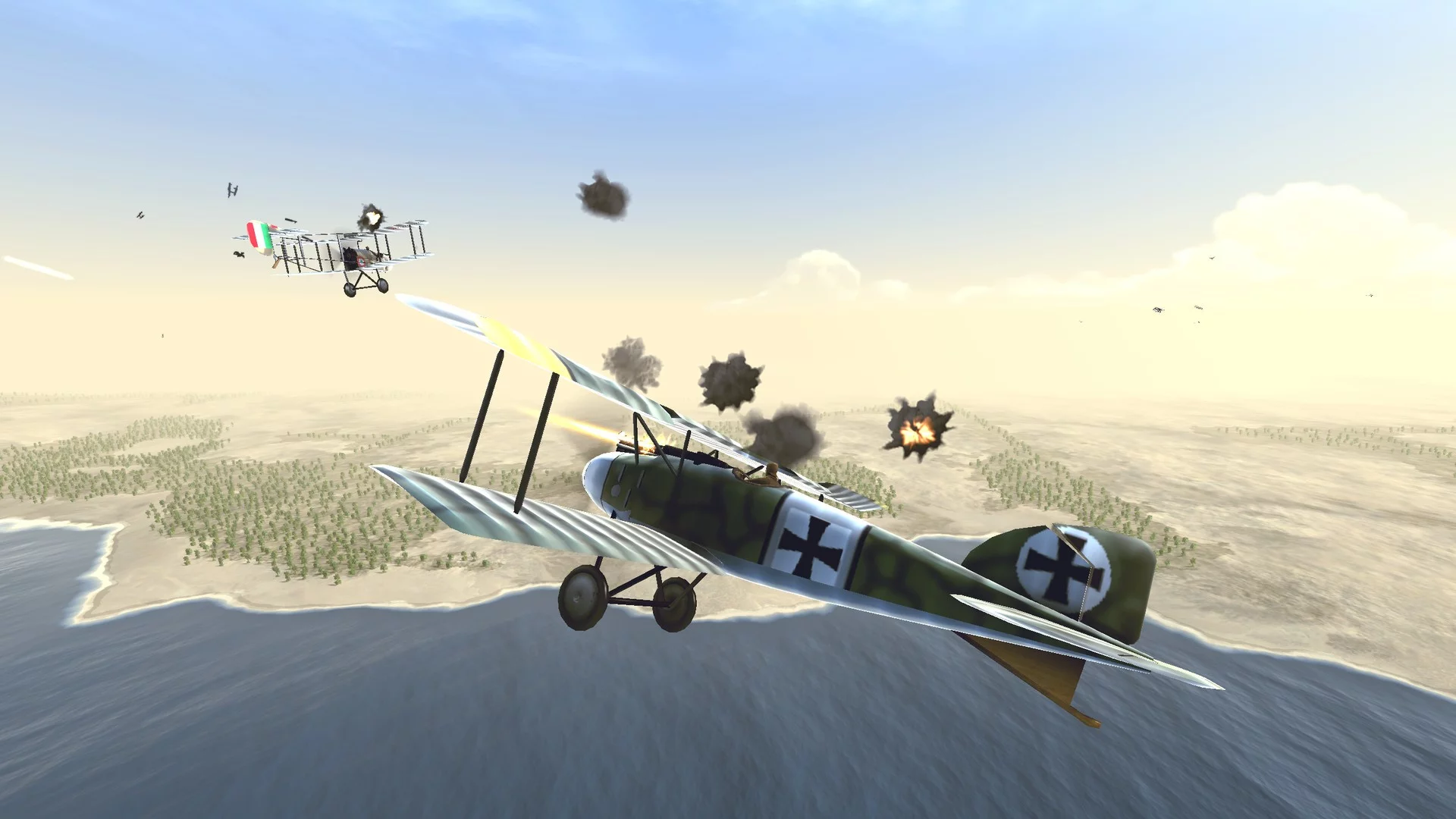Изображение игры: Warplanes: WW1 Sky Aces