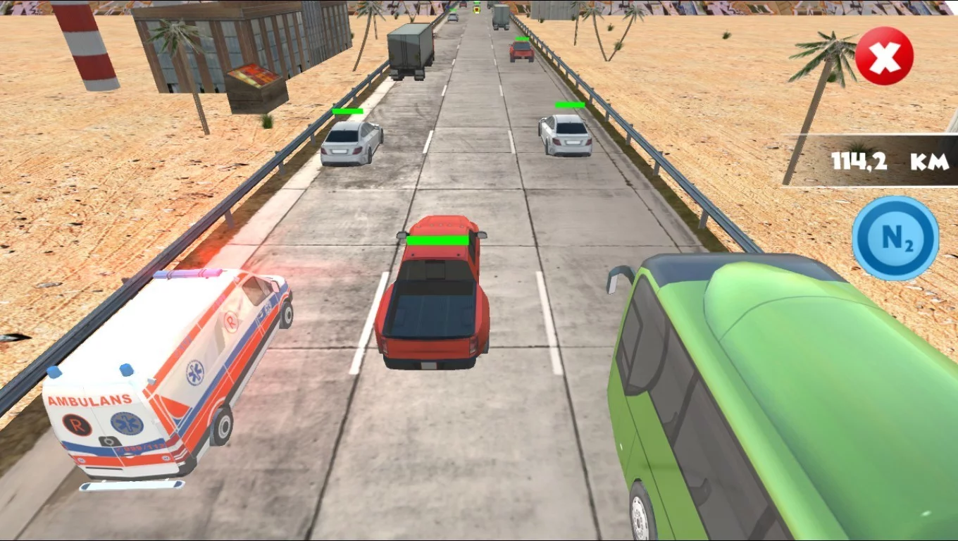 Изображение игры: Traffic Racer Crash
