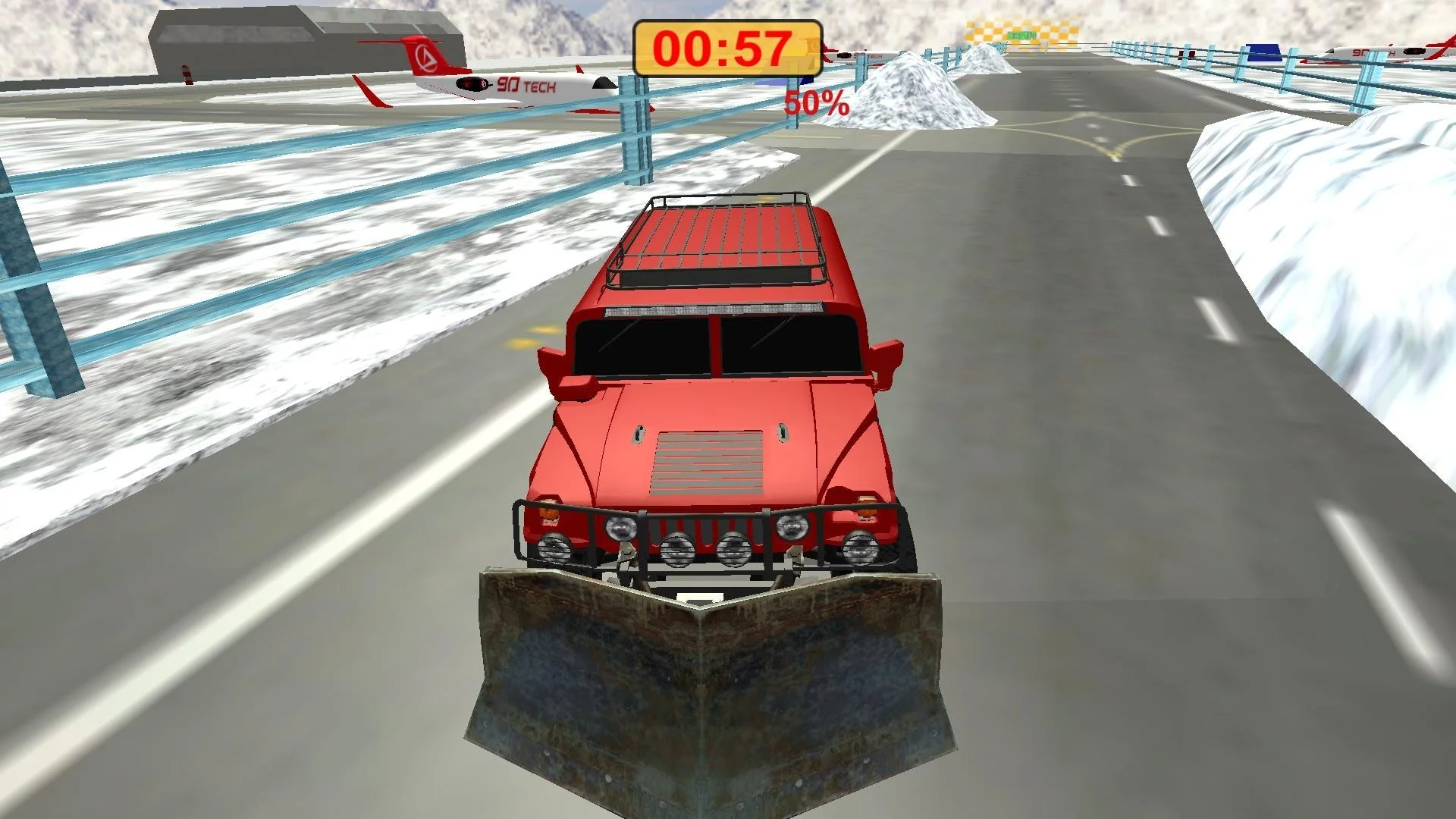 Изображение игры: Snow Clearing Driving Simulator