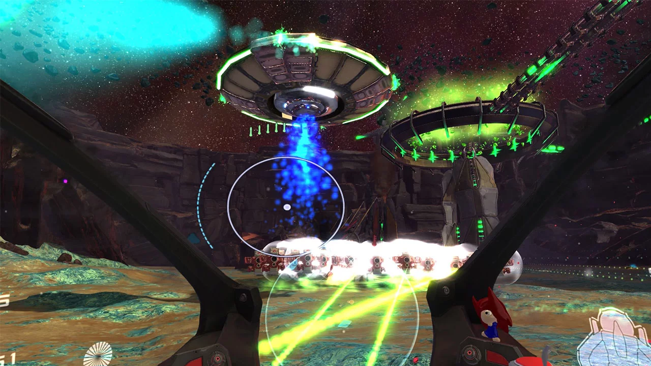 Изображение игры: Super Stardust Ultra VR