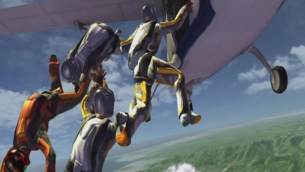 Изображение игры: Sky Diving