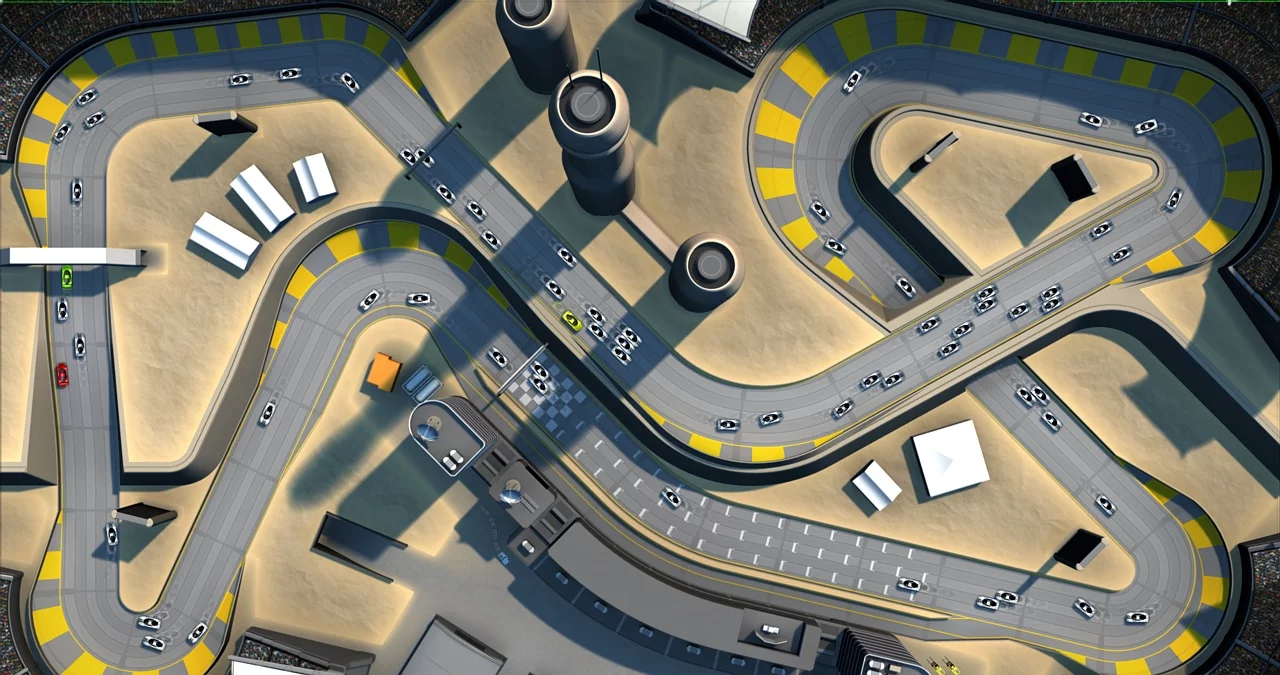 Изображение игры: PixelJunk Racers