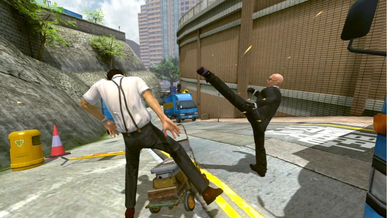 Изображение игры: Kung Fu Rider