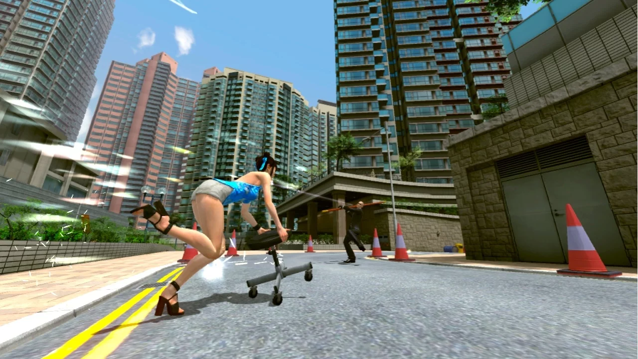 Изображение игры: Kung Fu Rider