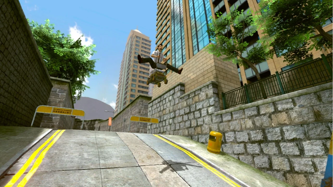 Изображение игры: Kung Fu Rider