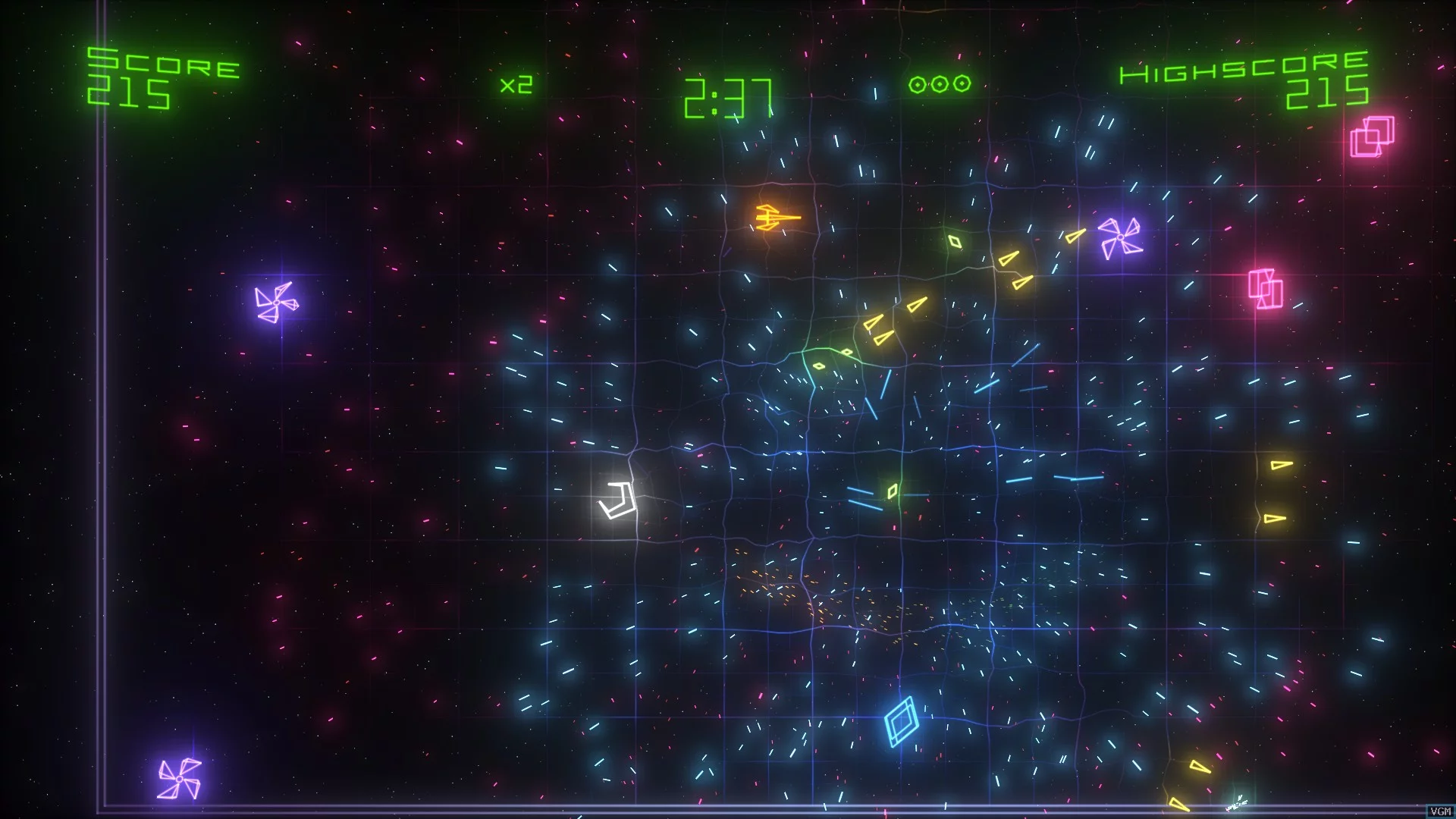 Изображение игры: Geometry Wars: Retro Evolved 2