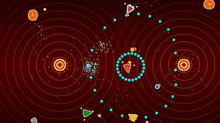 Изображение игры: Astro Duel Deluxe