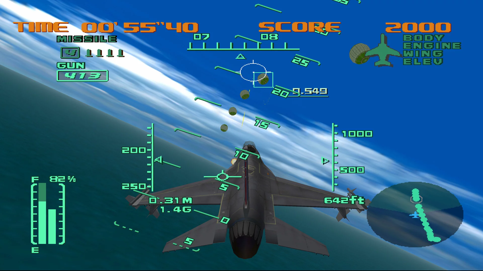 Изображение игры: AeroWings 2: Airstrike