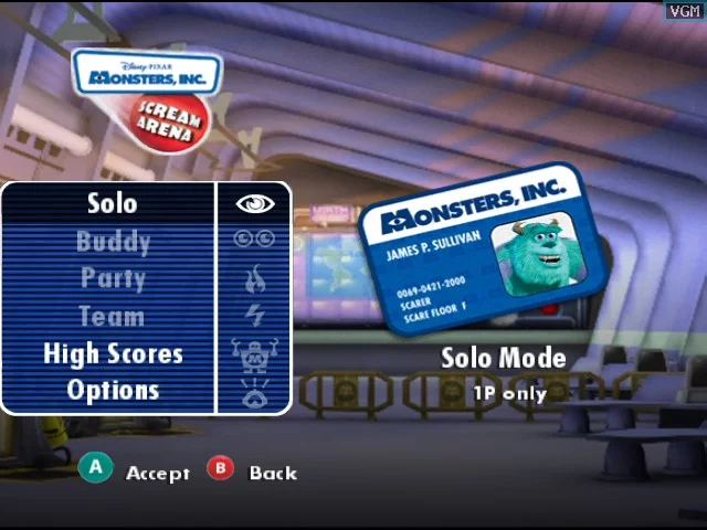 Изображение игры: Monsters, Inc. Scream Arena
