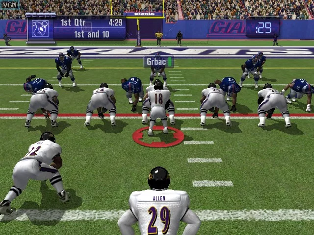 Изображение игры: NFL Fever 2002