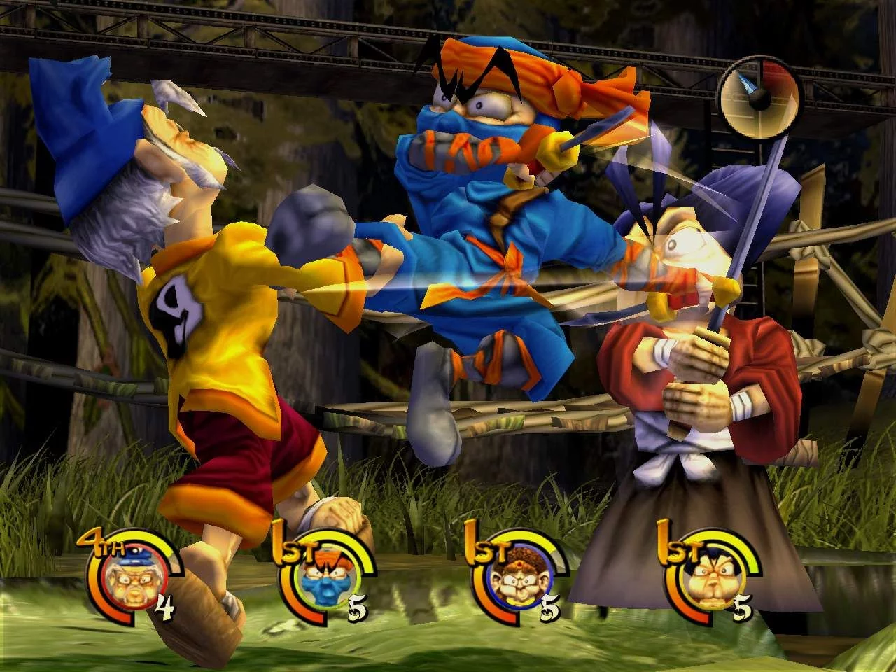 Изображение игры: Kung Fu Chaos