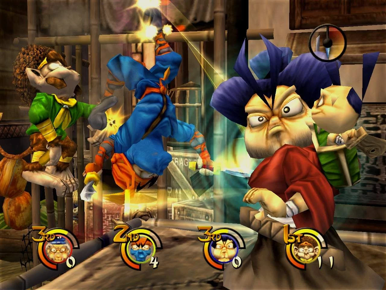 Изображение игры: Kung Fu Chaos