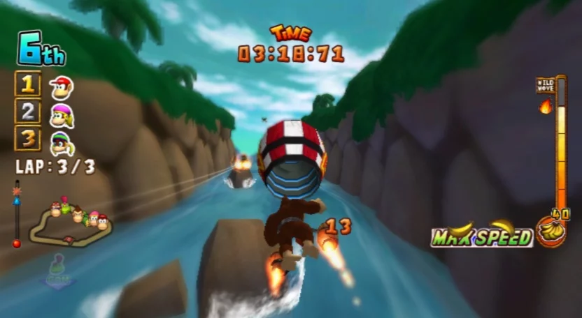 Изображение игры: Donkey Kong: Barrel Blast