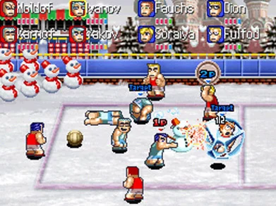 Изображение игры: Super Dodgeball Brawlers