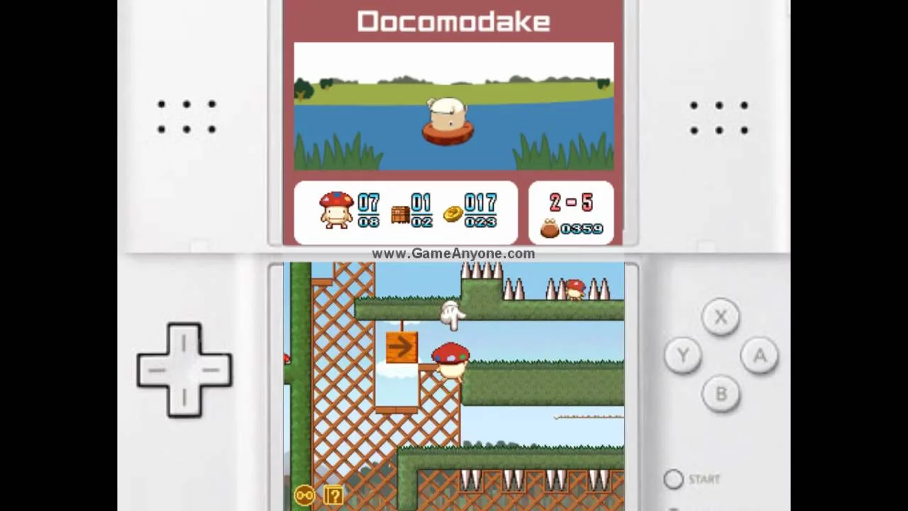 Изображение игры: Boing! Docomodake DS