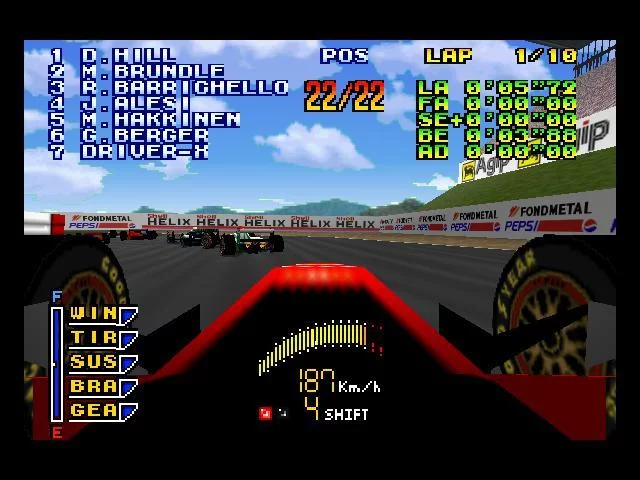 Изображение игры: F1 Pole Position 64