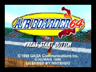 Изображение игры: Air Boarder 64