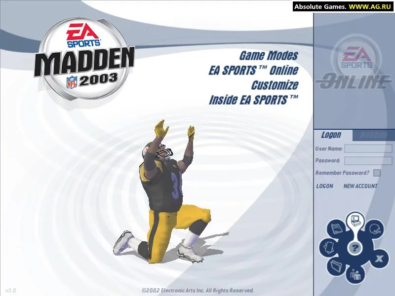 Изображение игры: Madden NFL 2003