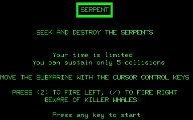 Изображение игры: Serpent