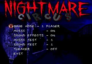Изображение игры: Nightmare Circus