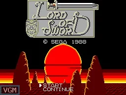 Изображение игры: Lord of the Sword (1988)
