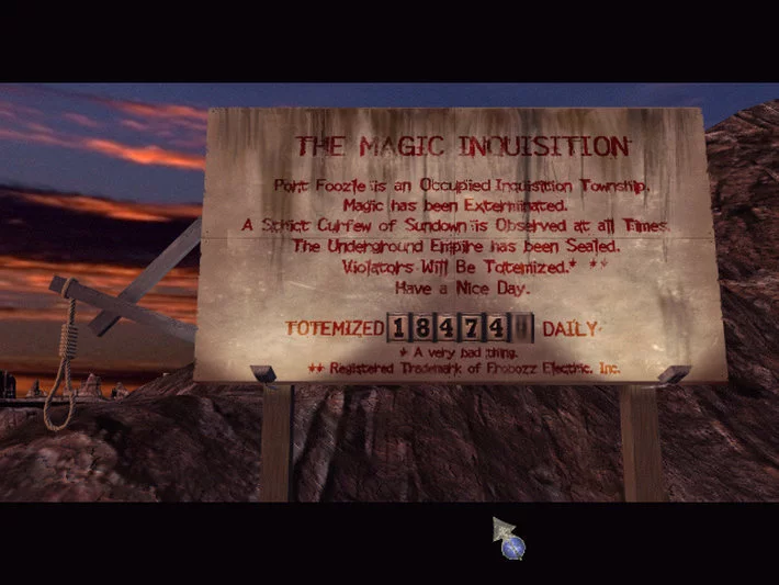 Изображение игры: Zork: Grand Inquisitor