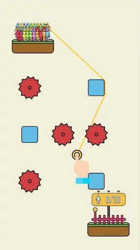 Изображение игры: Rope Rescue! - Unique Puzzle