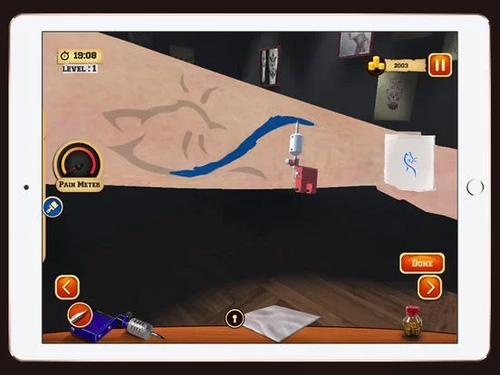 Изображение игры: Tattoo Studio Simulator 3D