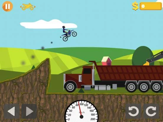 Изображение игры: Moto Hill Jumper