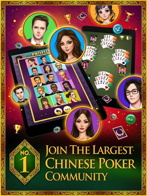 Изображение игры: KK Chinese Poker 十三水 (Ad Free)