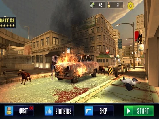 Изображение игры: Kill the Zombies: Shooter Game