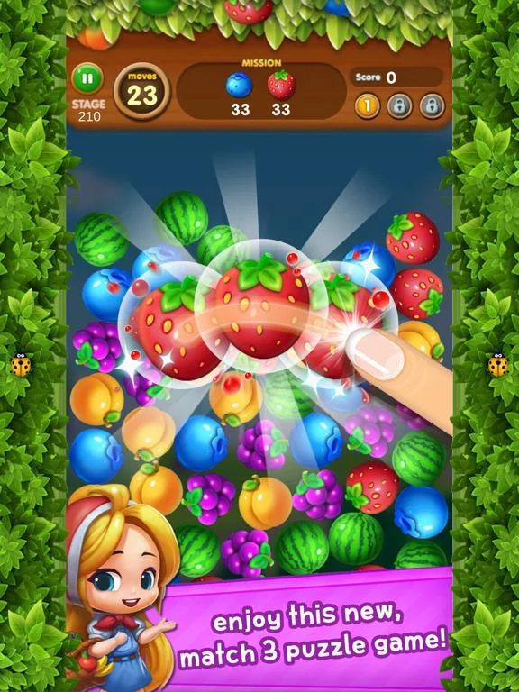 Изображение игры: Fruits Crush: Mach3 Puzzle