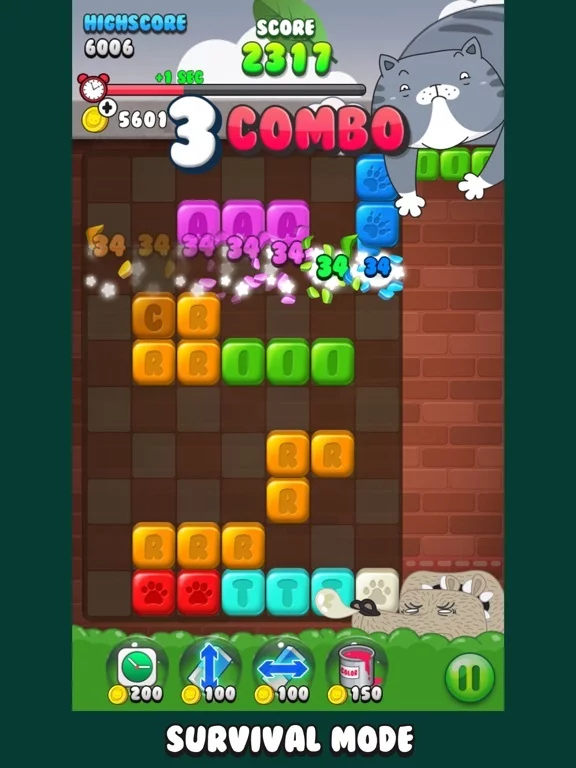 Изображение игры: Catris: block puzzle