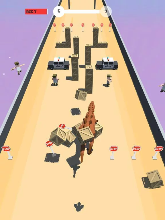 Изображение игры: T-Rex Crush