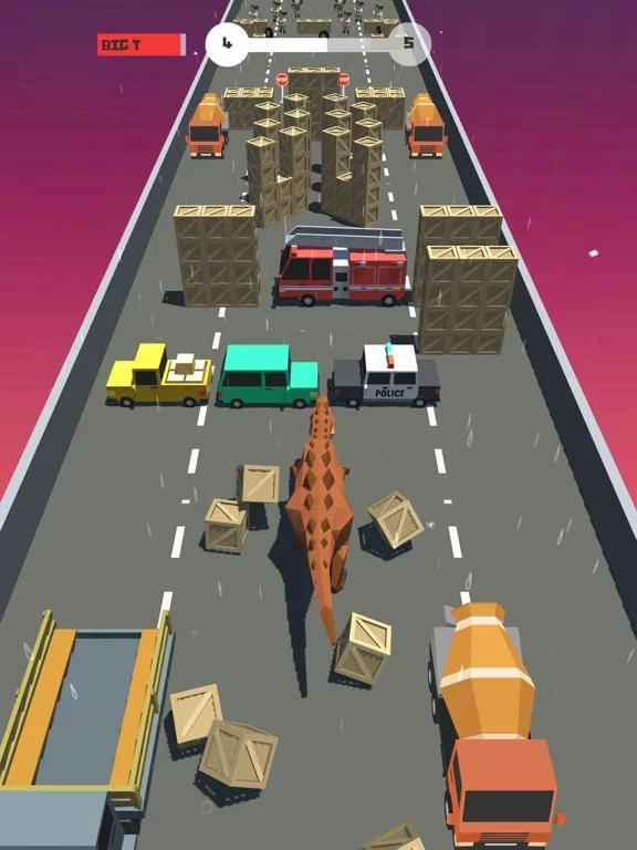 Изображение игры: T-Rex Crush