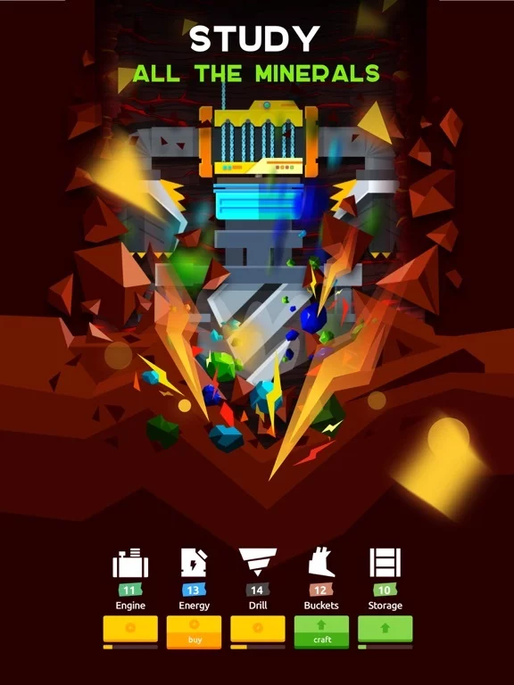 Изображение игры: Drilla: Idle Gold Miner Game