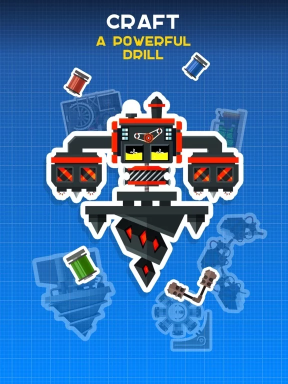 Изображение игры: Drilla: Idle Gold Miner Game